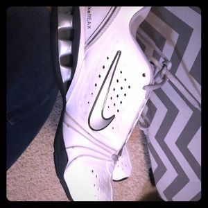Gently used! White and gray Nike REAX size 9